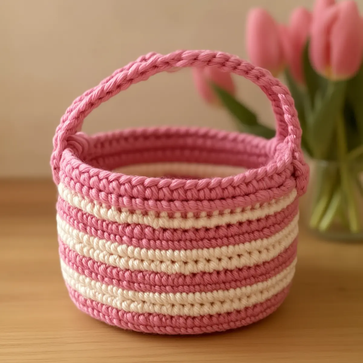 crochet basket tutorial
