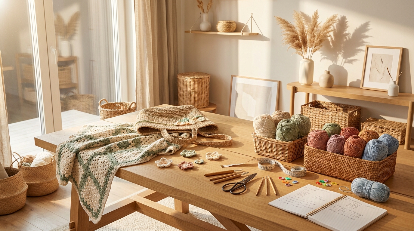 Crochet Workspace