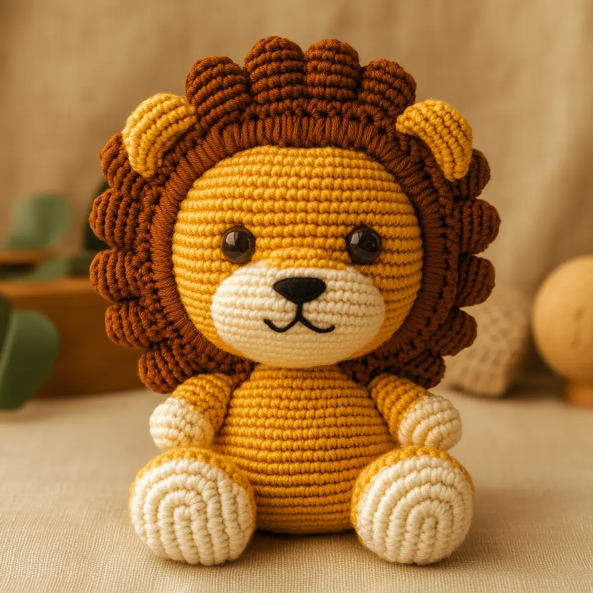 crochet lion pattern
