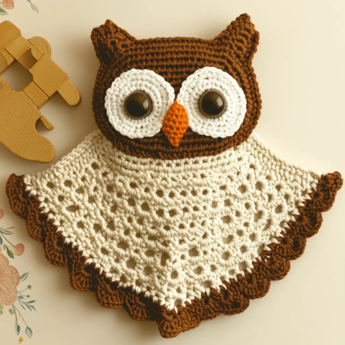 crochet security blanket