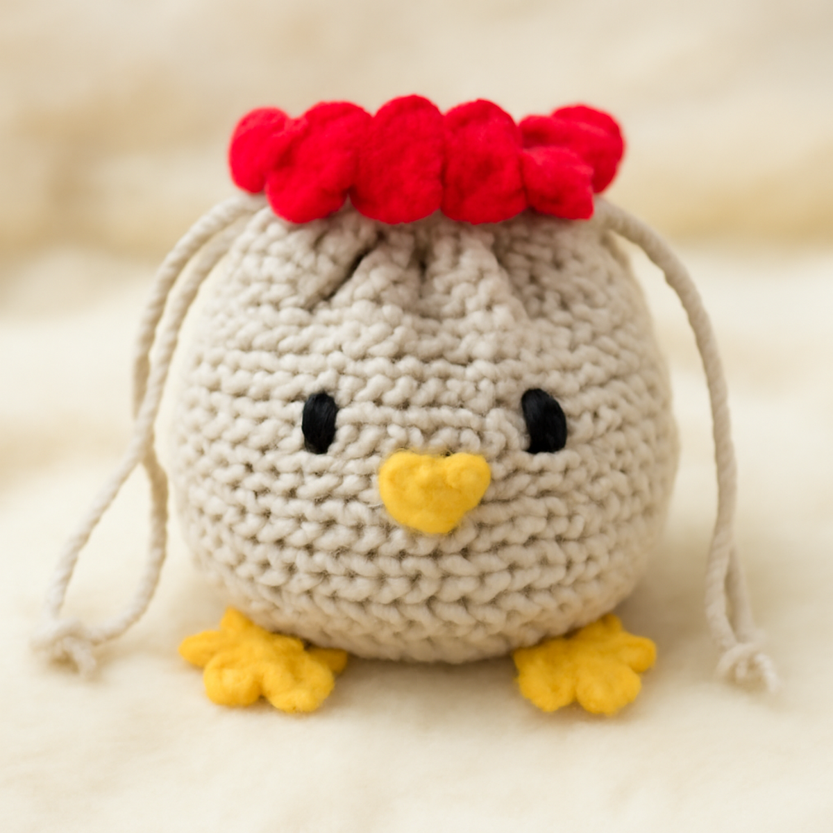 Charming Crochet Chicken Pouch: Easy & Whimsical Gift Idea