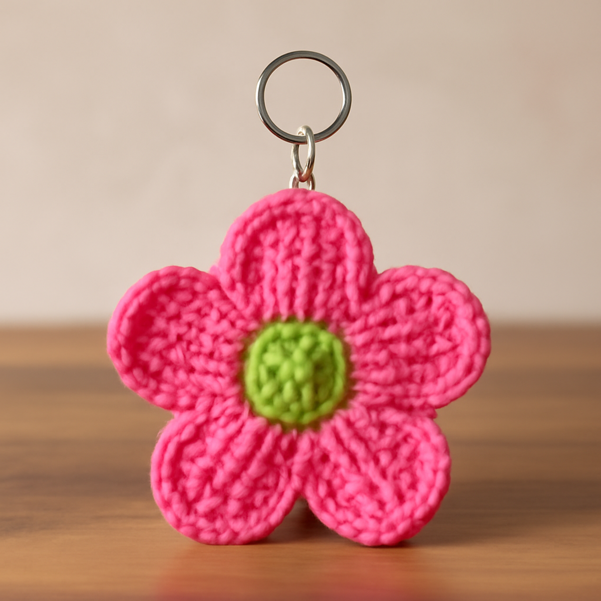 Vibrant Crochet Flower Keychain: A Fun, Beginner-Friendly Project