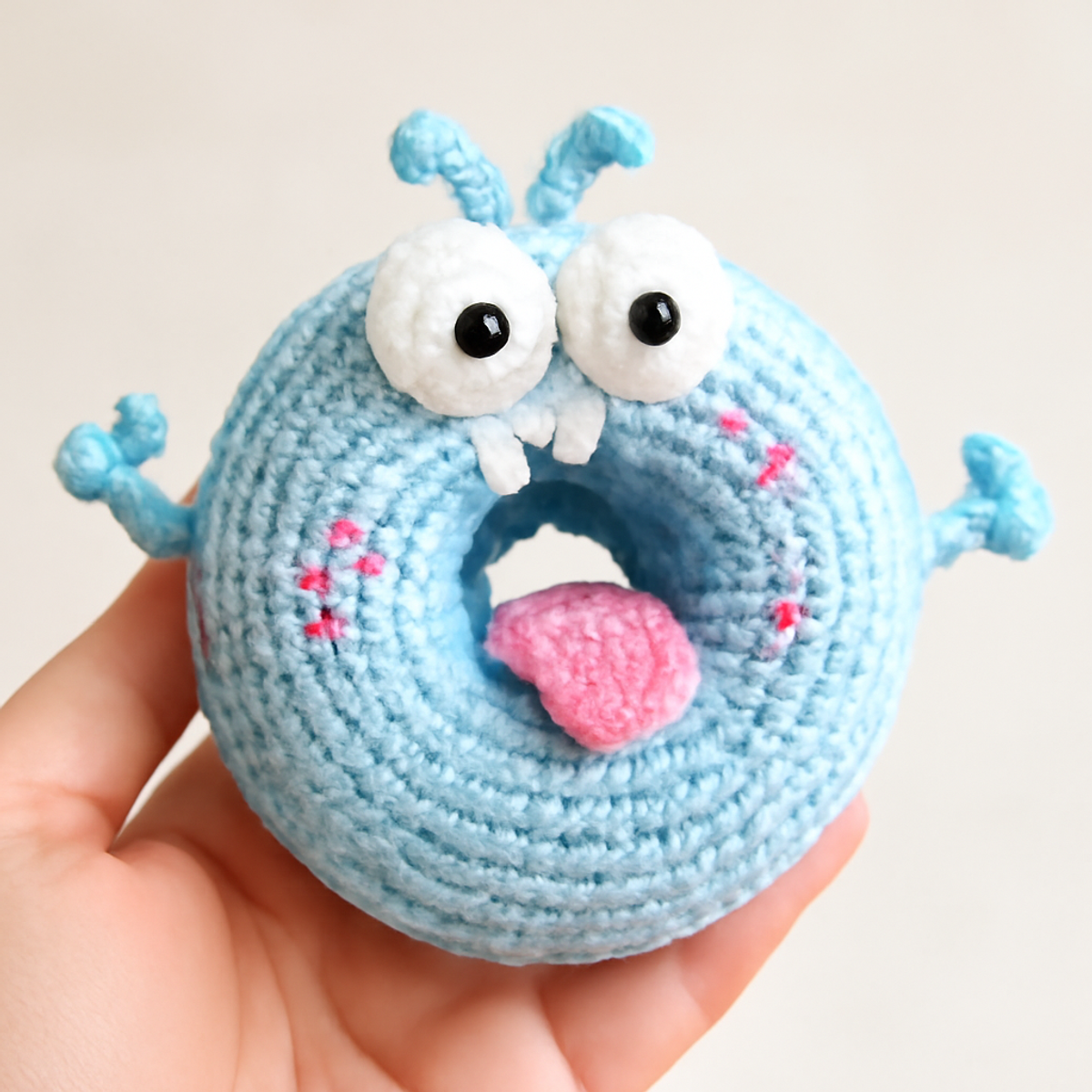 Playful Crochet Monster Donuts: A Cozy DIY Delight