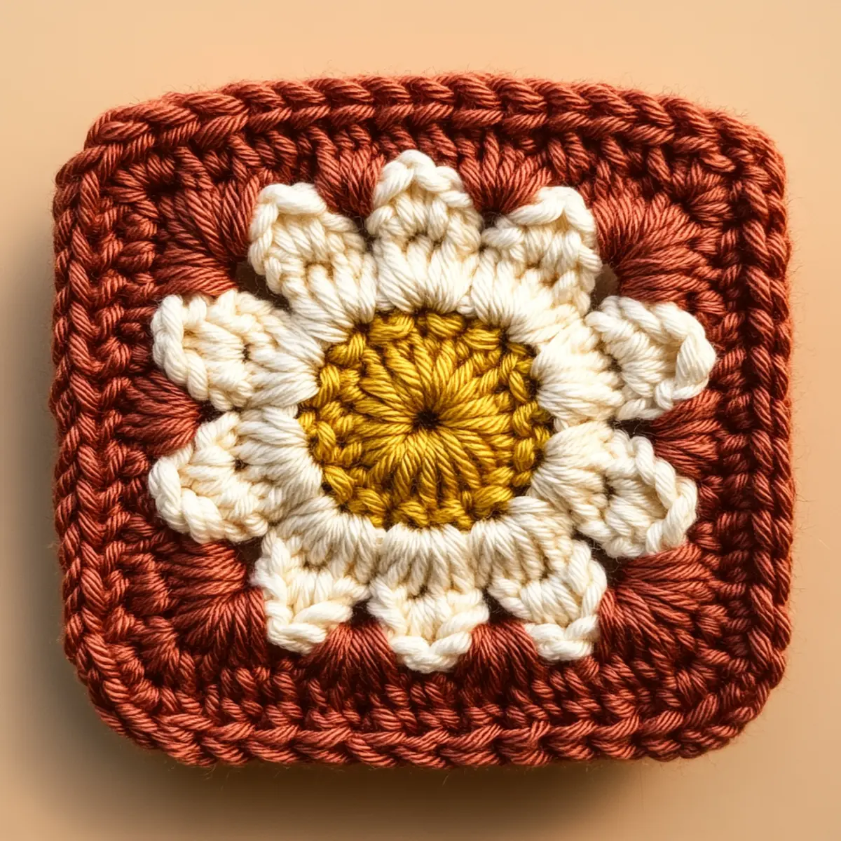 daisy granny square