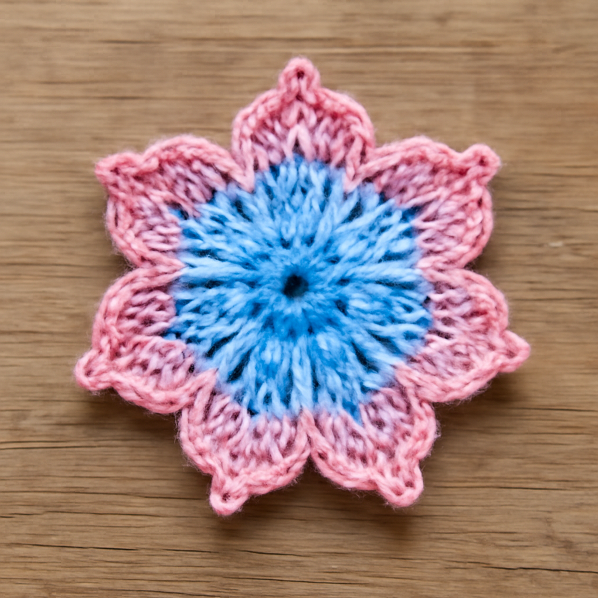 Charming Crochet Motif: Autumn Sunburst Delight