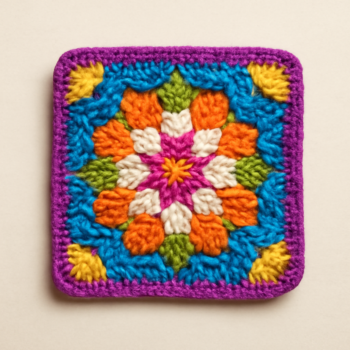 Vibrant Crochet Square Pattern for Cozy Creations